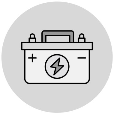 pil vektör illüstrasyonu