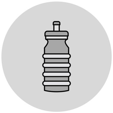 Modern b 'nin vektör illüstrasyonunda su ikonu yok