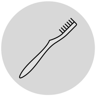 Gri arkaplanda simge vektör illüstrasyonu