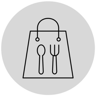 Alışveriş çantası. Basit tasarım