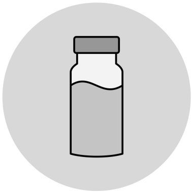 şişe simgesi, vektör illüstrasyonu