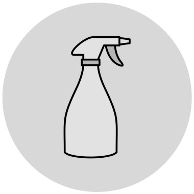 Temizlik. Web simgesi basit tasarım