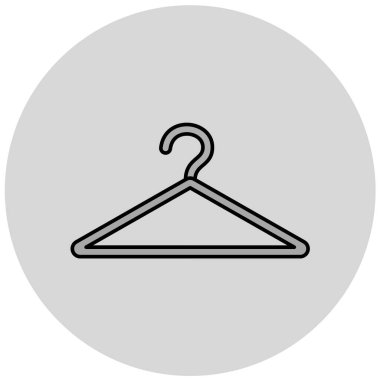 askı simgesi vektör illüstrasyonu