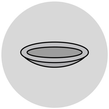 Plaka simgesi, vektör illüstrasyonu