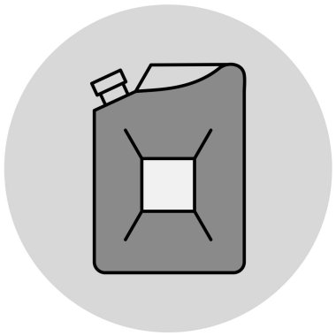 Petrol varili simgesinin vektör çizimi