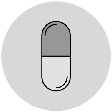 Hap. Web simgesi basit illüstrasyon