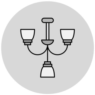 Modern avize vektör simgesi