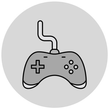 Oyun kolu. Web simgesi basit illüstrasyon