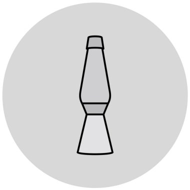 tek şişe simge vektör çizim