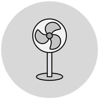 fan simgesi vektör illüstrasyonu