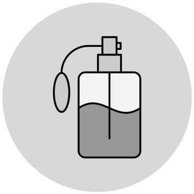 Parfüm. Web simgesi basit illüstrasyon