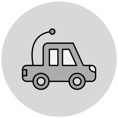 araba simgesi vektör illüstrasyonu