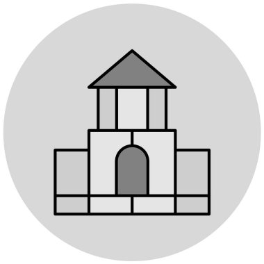 Yapı simgesinin vektör illüstrasyonu