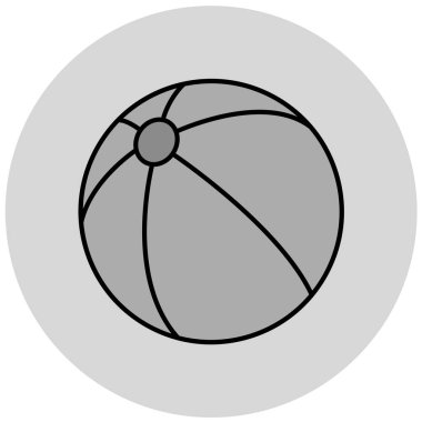 Top. Web simgesi basit illüstrasyon