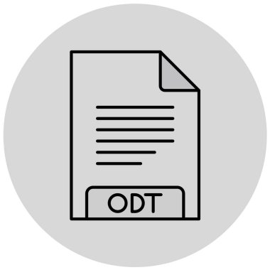 Ot dosya biçimi simgesinin çizimi