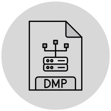 Dmp dosya biçimi simgesinin gösterimi