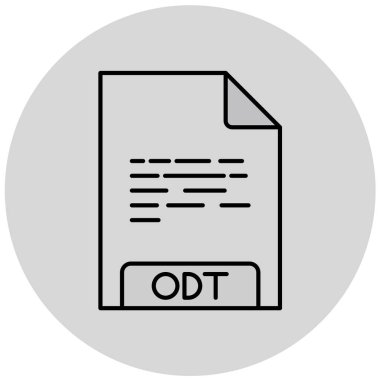 Ot dosya biçimi simgesinin çizimi