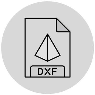 dxf dosya biçimi simgesinin çizimi