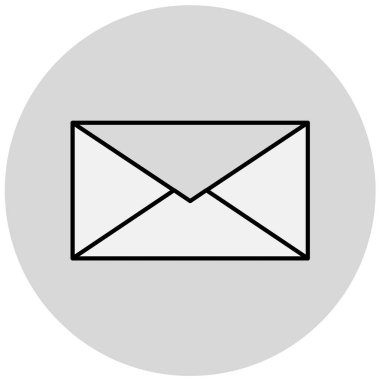 E- posta simgesi vektör illüstrasyonu