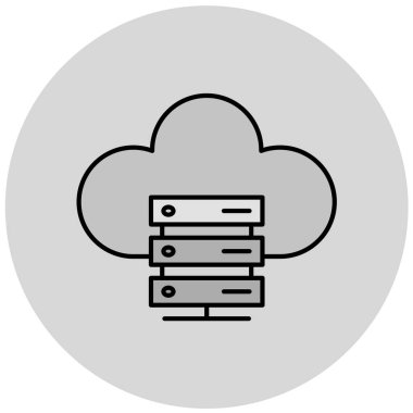 Bulut hesaplama. Web simgesi