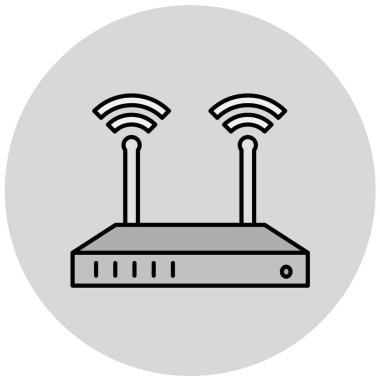 wifi simgesi vektör illüstrasyonu