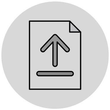 dosya biçimi simgesi, vektör illüstrasyonu