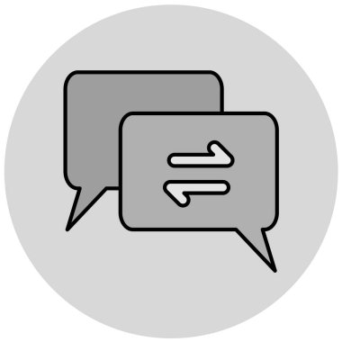 Sohbet balonu Basit tasarım