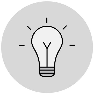 vektör ampul simgesi