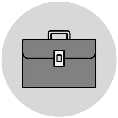 evrak çantası simgesi, vektör illüstrasyonu