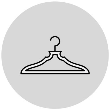 askı simgesi vektör illüstrasyonu