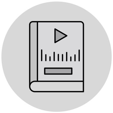 Kitap. Web simgesi basit illüstrasyon