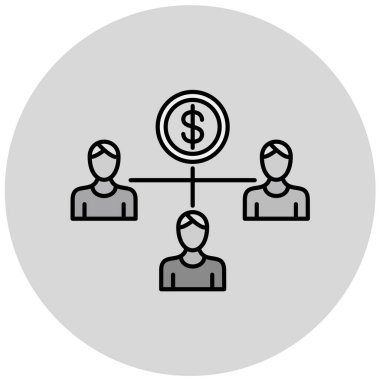 iş yönetimi simgesi vektör illüstrasyonu