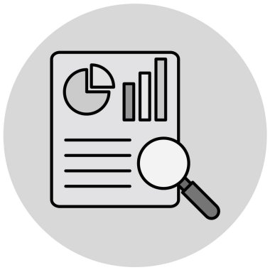 iş analizi vektör illüstrasyonu