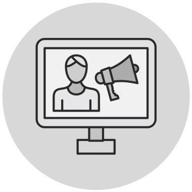 haber simgesi, basit illüstrasyon