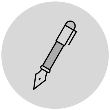 kalem simgesi vektör illüstrasyonu