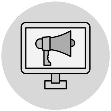 seo modern simgesinin vektör illüstrasyonu