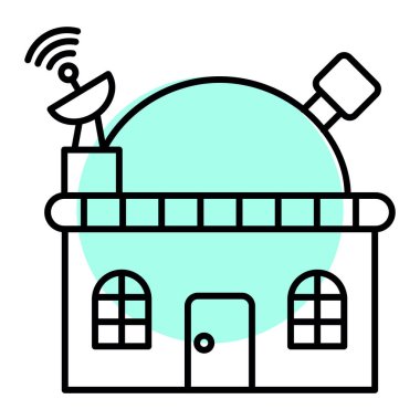 Modern ve teknoloji simgesinin vektör illüstrasyonu