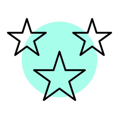 yıldız simgesi, vektör çizimi