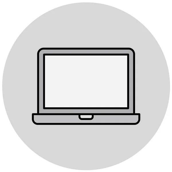 Laptop Symbol Vektorillustration — Stockvektor