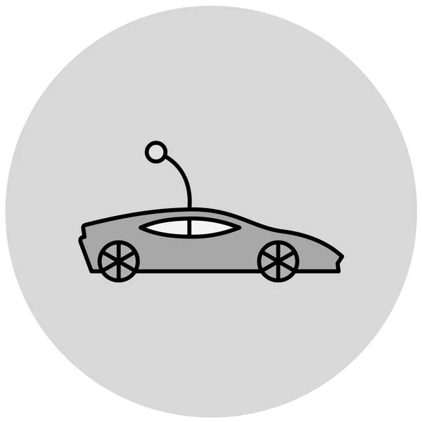 Illustrazione Vettoriale Dell Icona Auto Moderna — Vettoriale Stock
