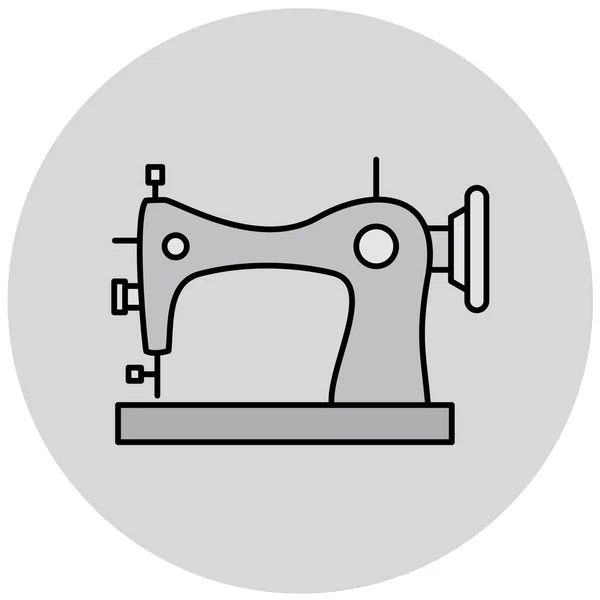 Naaimachine Icoon Vectorillustratie — Stockvector