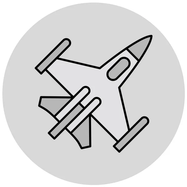 Самолёт Иконка Сайта — стоковый вектор