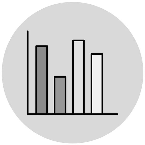 商业图表图标矢量说明 — 图库矢量图片