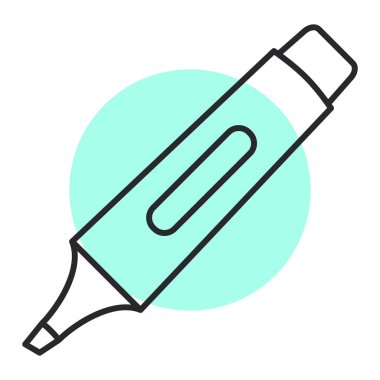 Marker simge vektör çizim