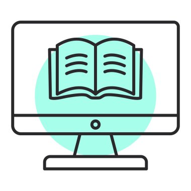 Kolayca düzenleyebilen veya düzenleyebilen Bilgisayar Vektörü simgesi