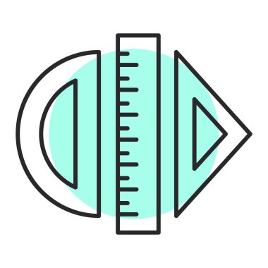 Bilim ve teknoloji ikonu vektör çizimi grafik tasarımı