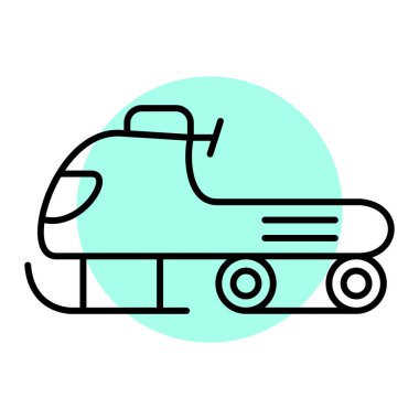 Araba ikonu. Web için oyuncak helikopter vektör simgelerinin ana hatları