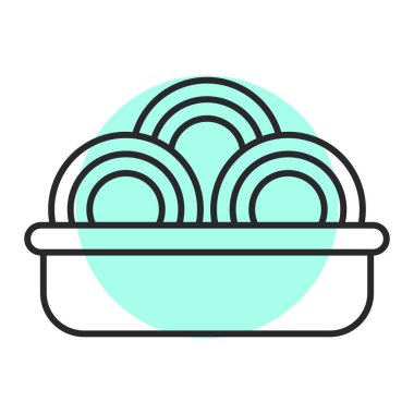 Gıda simgesinin vektör illüstrasyonu