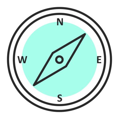 Pusula simgesi vektör resimlemesi