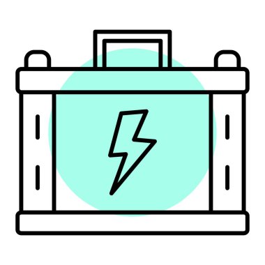 pil vektör illüstrasyonu